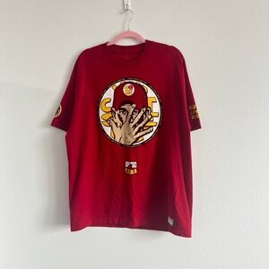 WWE Authentic Red John Cena "U Can't C Me" Short-Sleeve Graphic T-Shirt XL